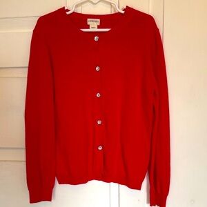 Crewcuts Vibrant Red Kids Cardigan